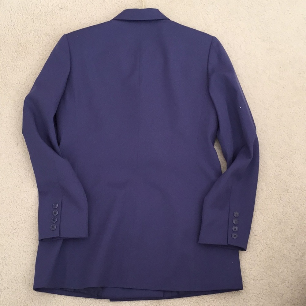 Vintage Talbots 100% Wool Double Breasted Blazer Made in Japan Size 4 - Picture 11 of 12